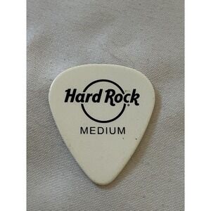 VTG Hard Rock Medium Guitar Pick White Souvenir